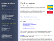 Tablet Screenshot of naukaszwedzkiego.pl
